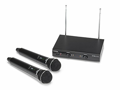 Samson Stage 200 Handheld Dual-Channel Wireless System with (2) Q6 Dynamic Mics