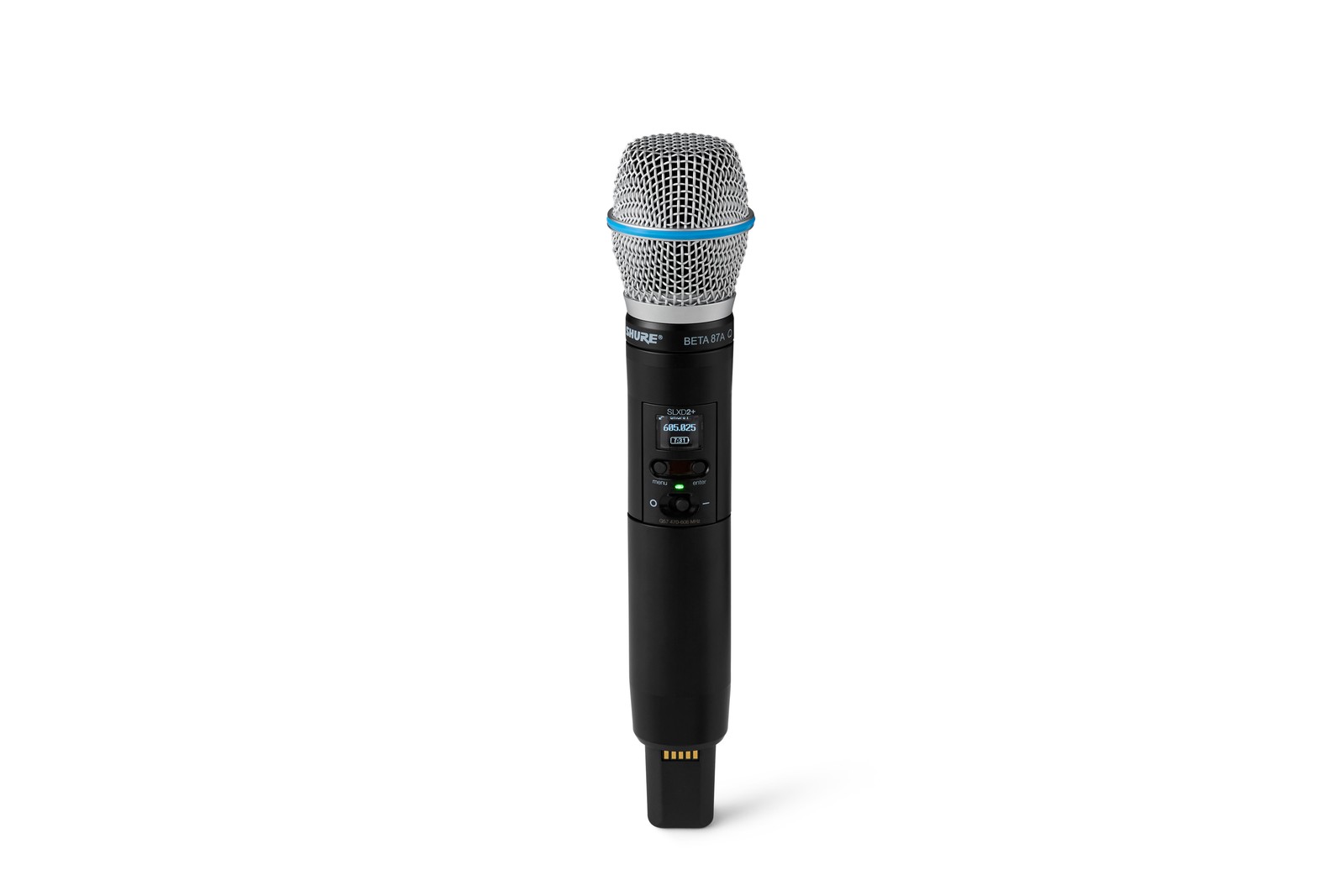 Shure SLXD2+/B87A-G57 Digital Transmitter w/ Beta87A Mic (G57: 470 – 608 MHz)