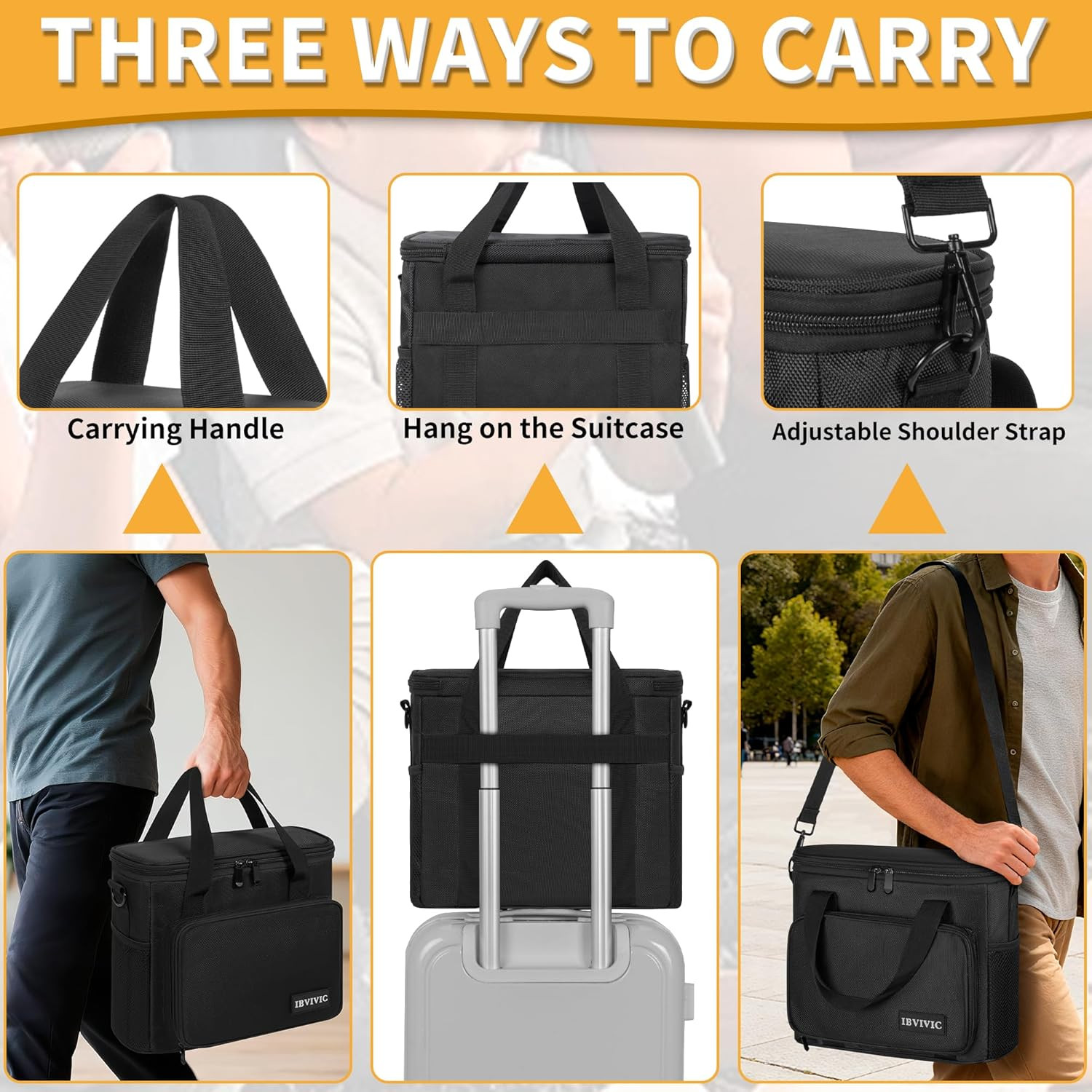 Wireless Microphone Case with Foam, Travel Bag & Shoulder Strap for Karaoke