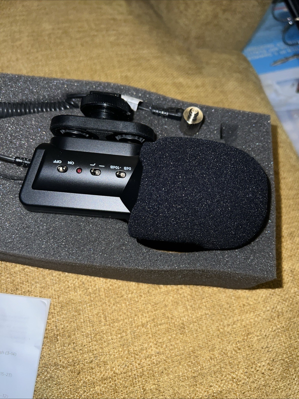 Marantz Audio Microphone, Professional Scope Condenser For dSLR NOT Tested Fr🎁