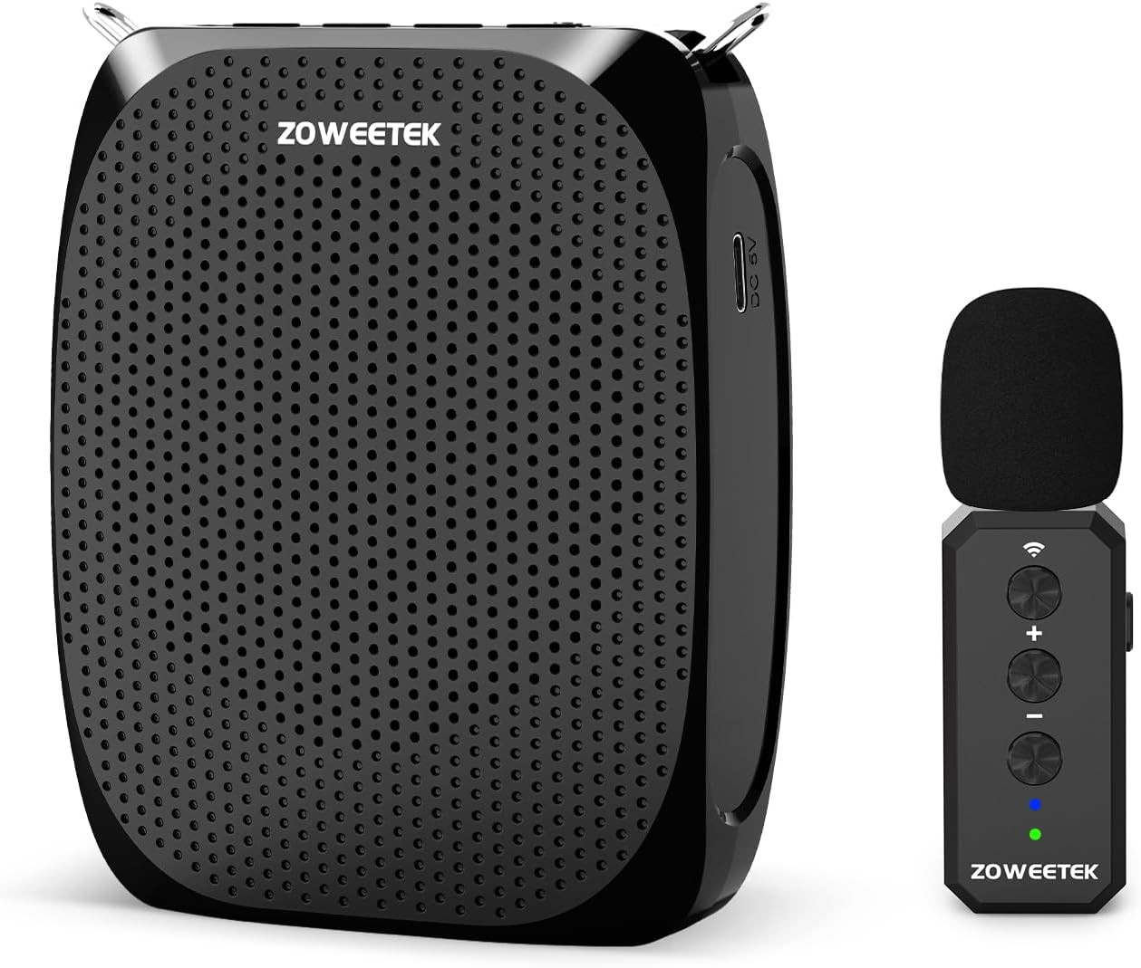 Voice Amplifier with Wireless Lavalier Lapel Microphone for Teachers,2025 New Pe