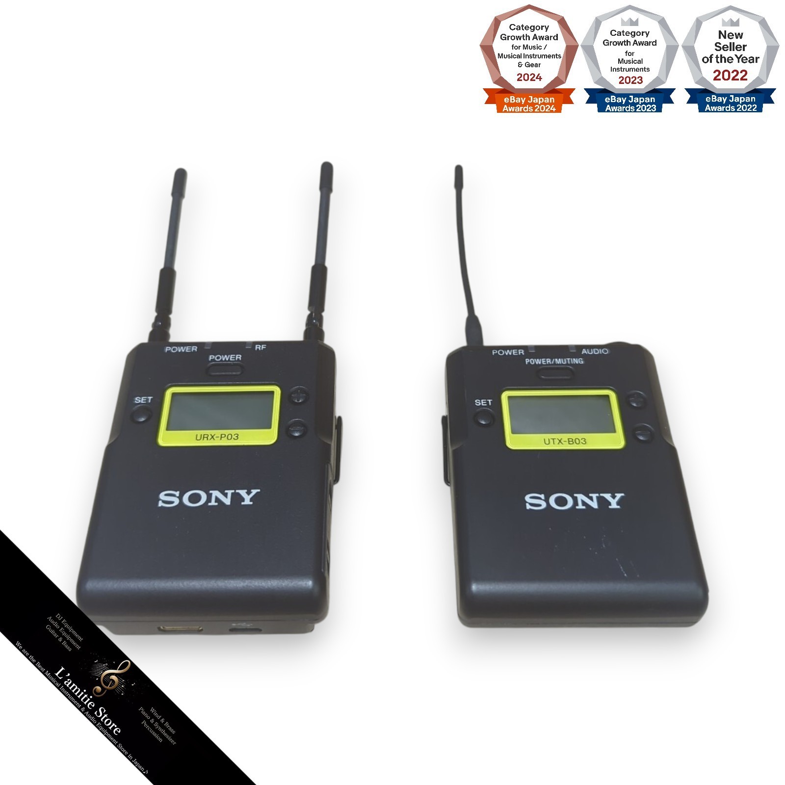 SONY UWP-D11 Digital Wireless Lavalier Mic Package XLR UWPD11 UTX-B03 URX-P03 JP