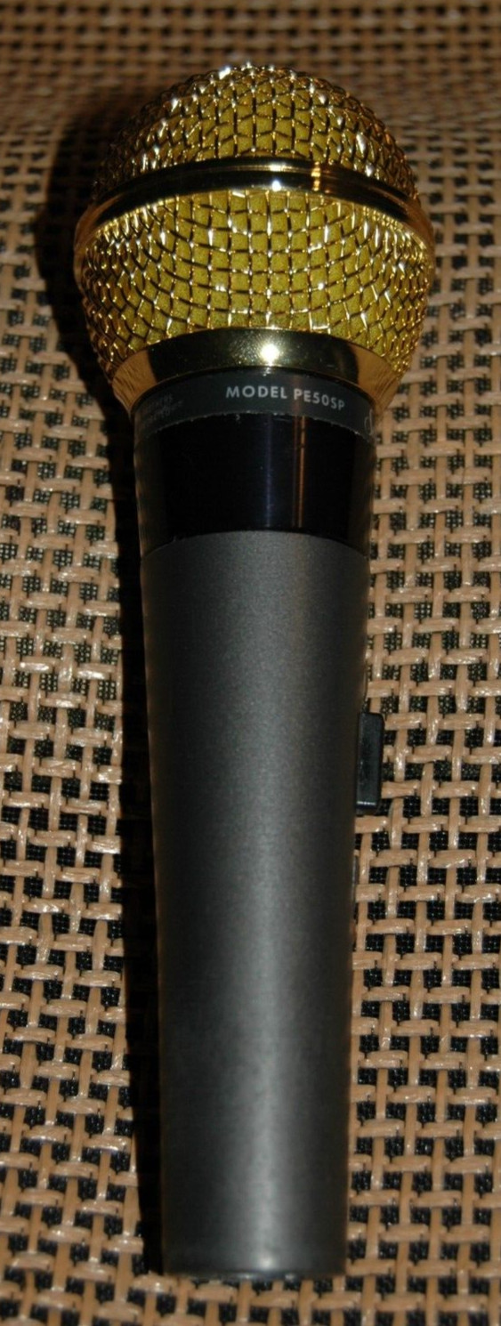 Vintage Shure PE50SP Unisphere 1 Microphone with new 20′ cable and Gold Ball @@