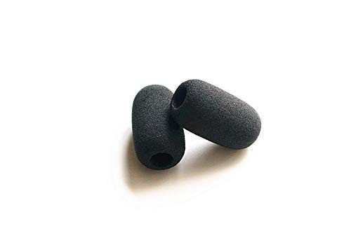 Microphone Covers for Aviation Headset – Foam Windscreen, Pack of 10, Windproof