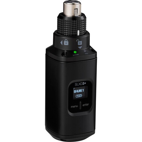 Shure SLXD3+=-G57 Digital Wireless XLR Plug-On Transmitter Bluetooth Control