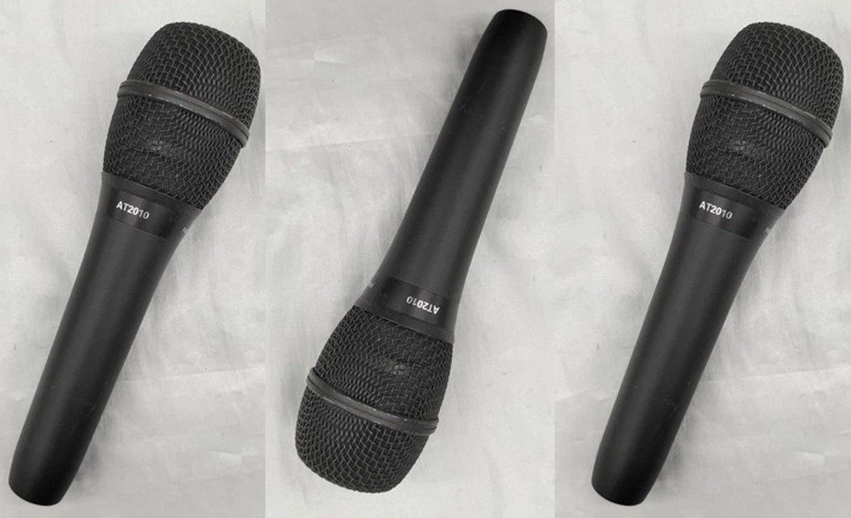 Three Audio Technica at2010 Condensor mics – Pre-owned