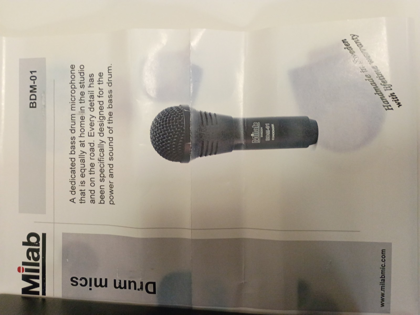 Milab BDM-01 Kick Drum Mic – MINT