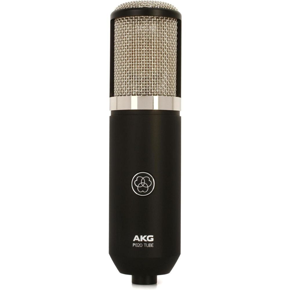 AKG Pro Audio P820 Tube Condenser Microphone, Multi-Pattern,Blue