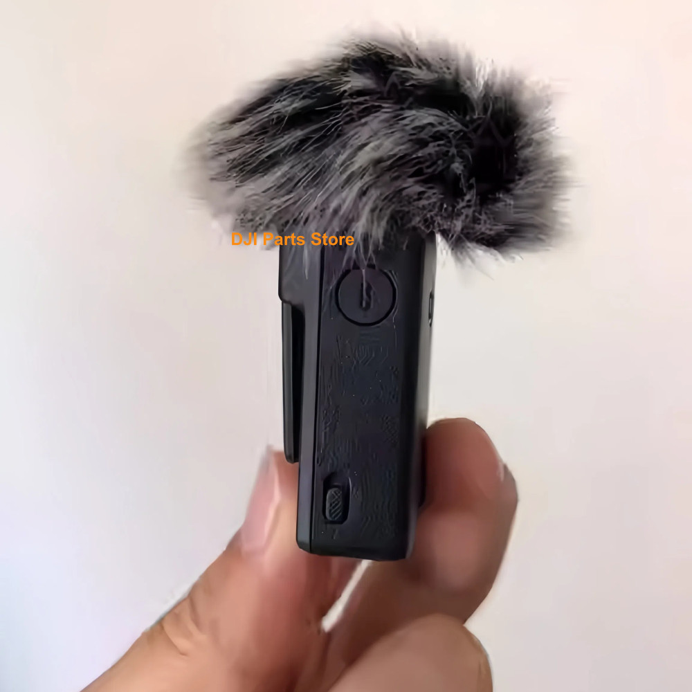 Wireless Microphone for DJI Pocket 2: 2.4GHz Transmitter & Windscreen Included