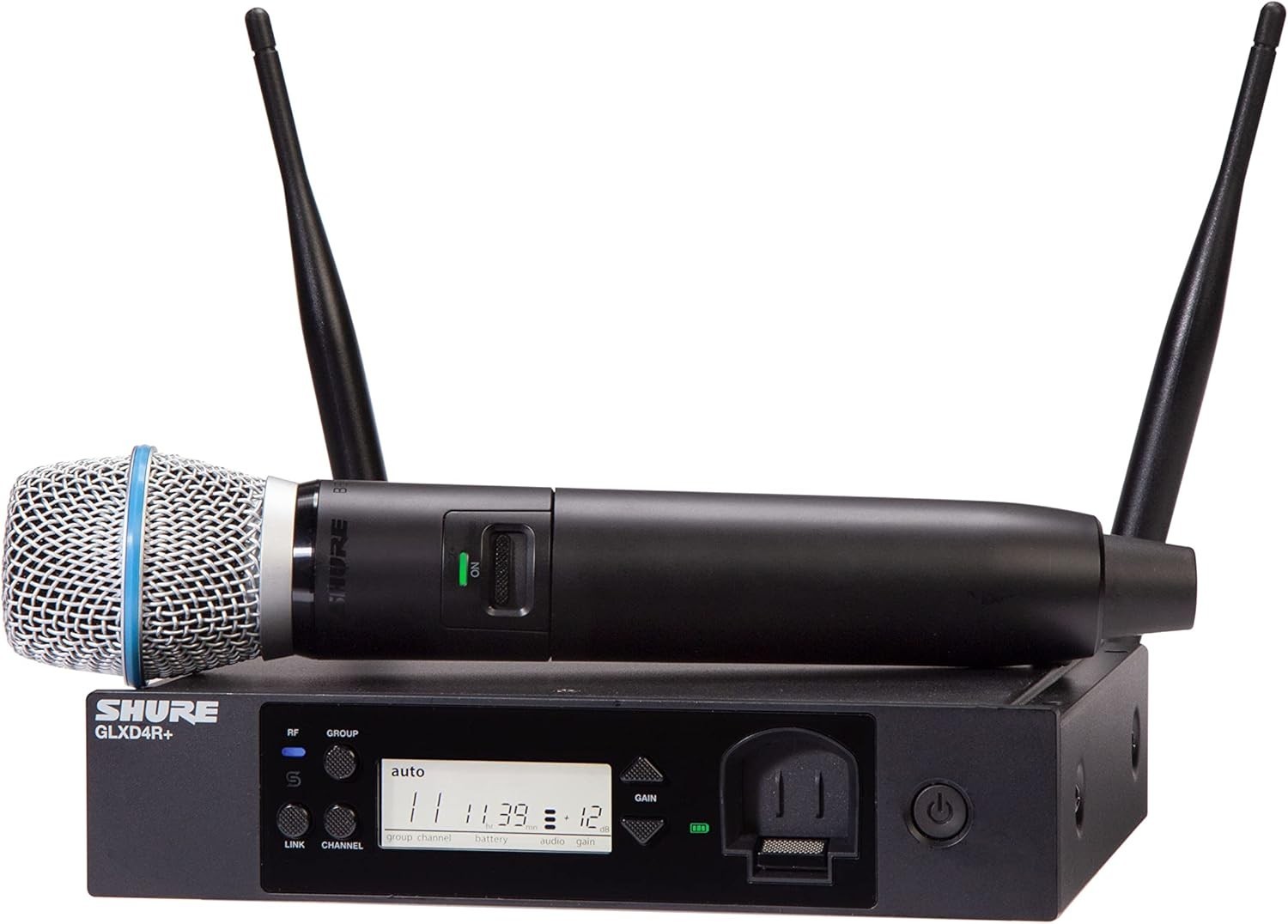 Shure GLXD24R Digital Wireless Rack System with Beta 87A Capsule