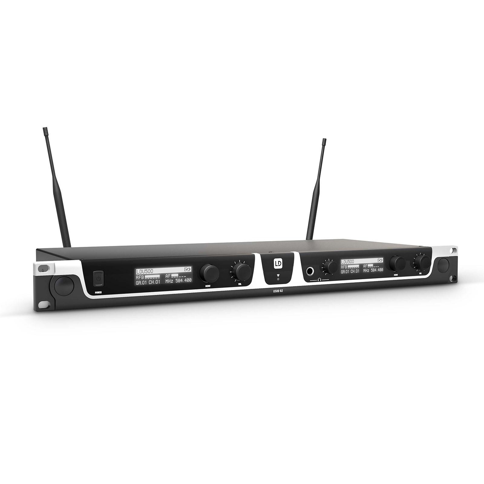 LD Systems U505.1 BPH 2 Dual Wireless Microphone System w Bodypacks & Headsets