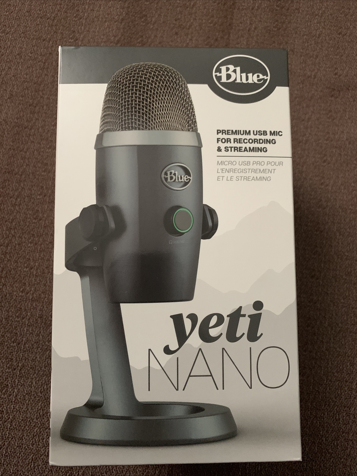 Blue Yeti Nano Premium USB Mic for Recording and Streaming Shadow Grey – NEW