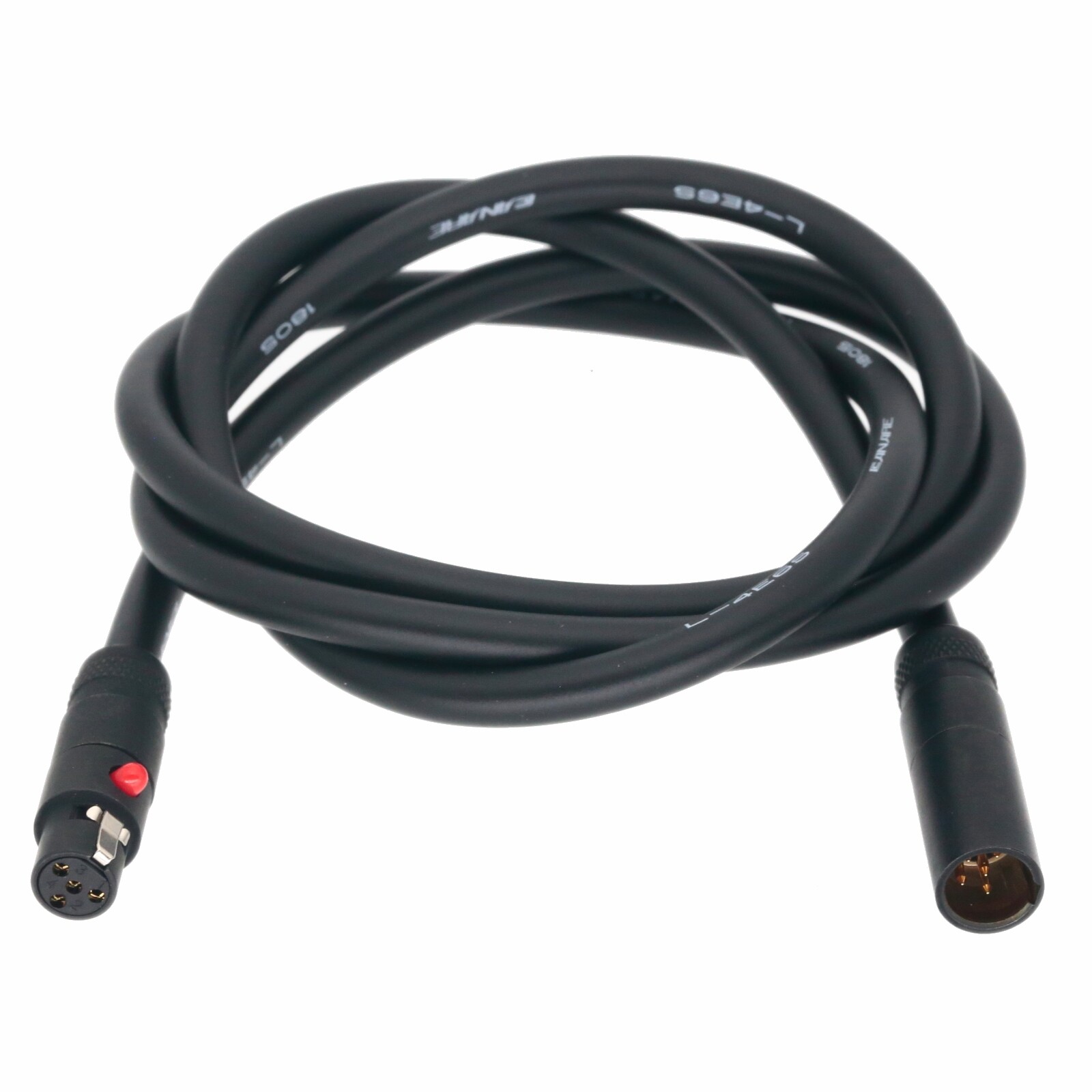 Mini-XLR TA5M 5-pin to TA4F 4-pin audio cable L-4E6S for Balanced headphone MIC