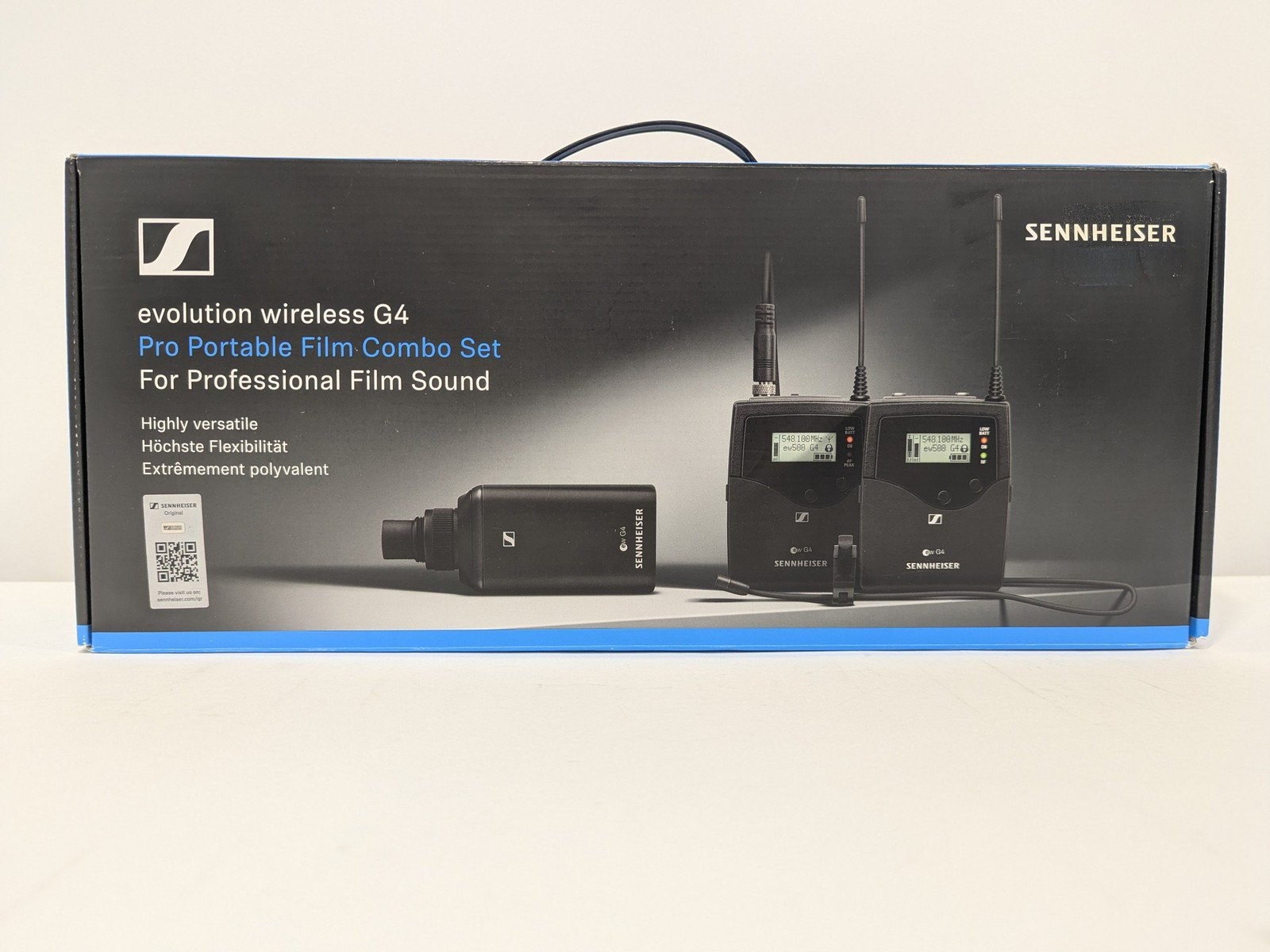 Sennheiser ew 500 Film G4-Aw+ Pro Portable Film Combo Set w/ Lavalier MKE 2 Mic