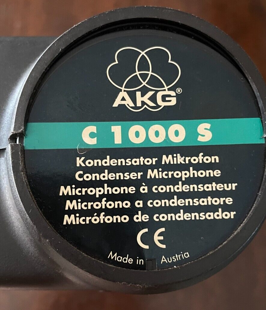 AKG C1000S grey Condenser Microphone C-1000-S Mic U237797