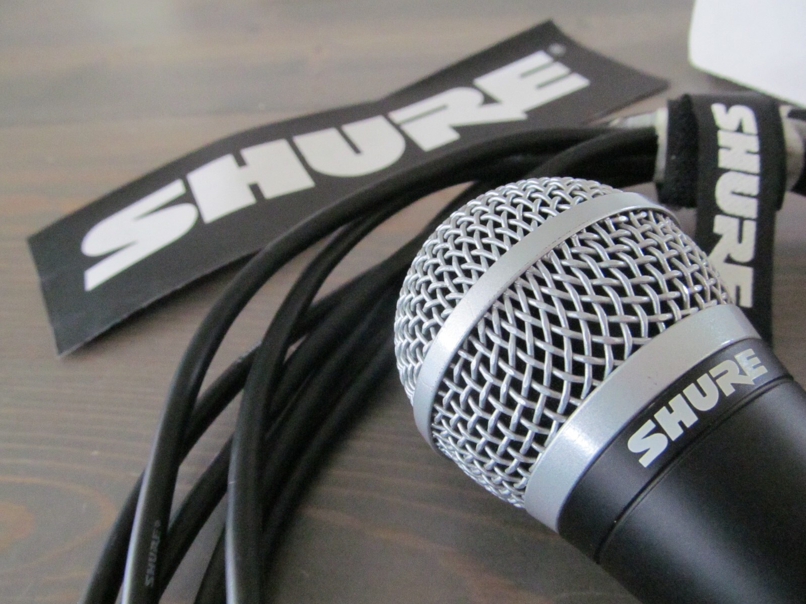 Microphone Shure Dynamic Cardioid PG58A Neodymium Magnet XLR