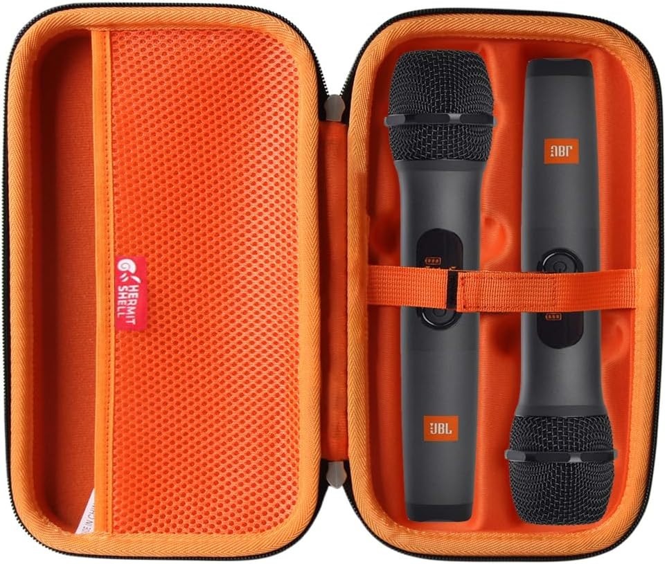 JBL Wireless Two Microphone System with Dual-Channel Receiver. Orange(Box Only)