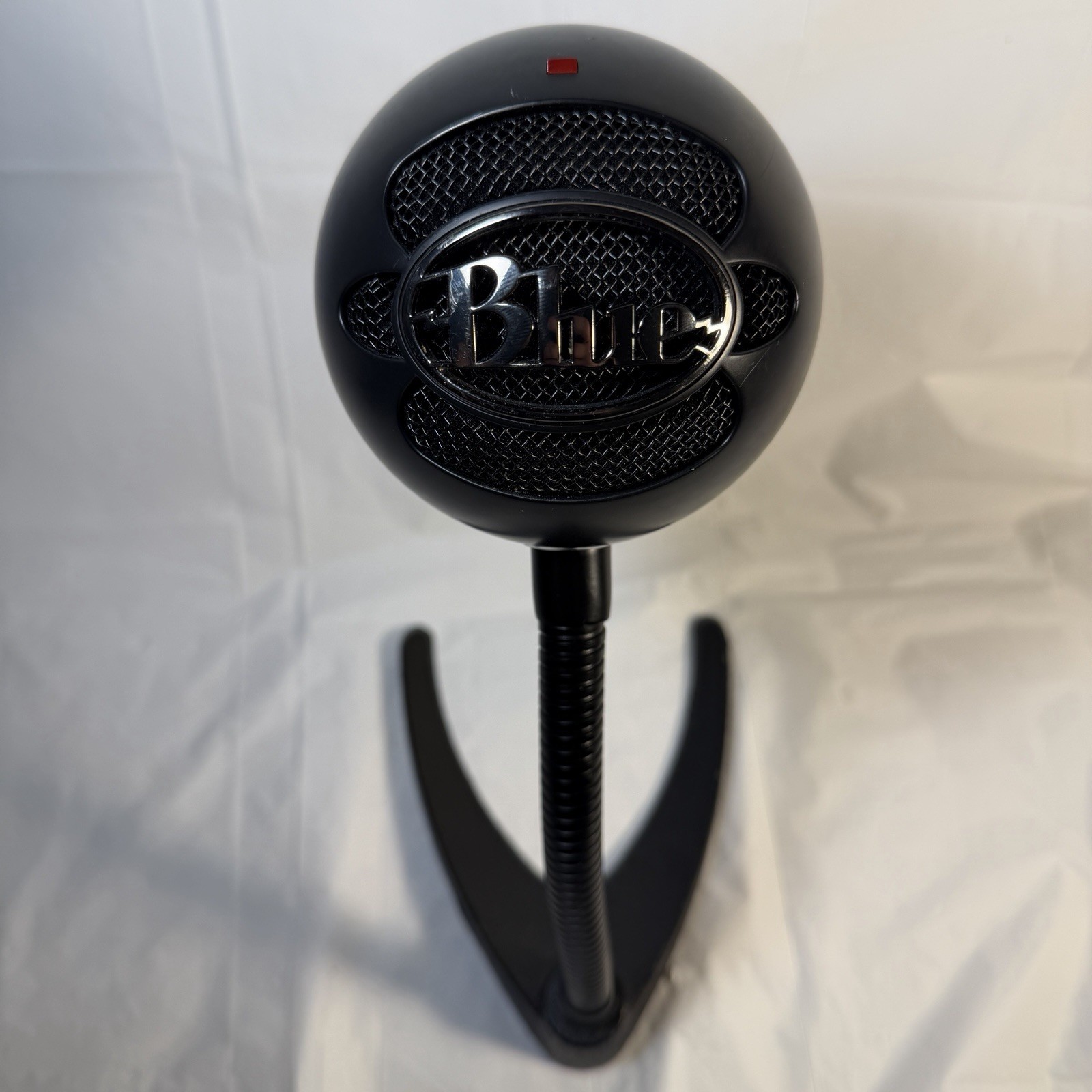 Blue Snowball ICE Condenser Microphone Black USB Pro Audio Tested Working