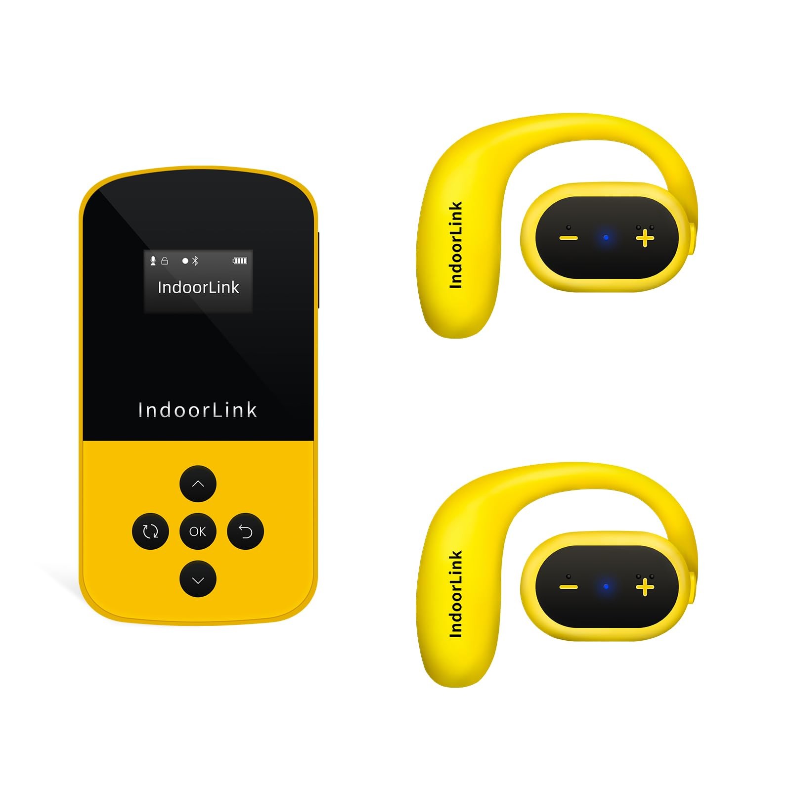 IndoorLink Handheld Wireless Tour Guide System,Built in 16mm Speaker,35…