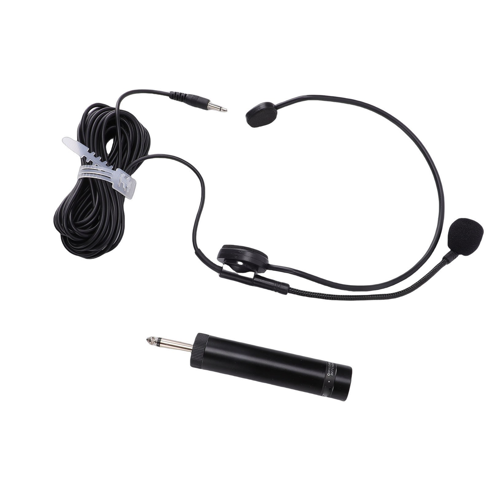 Headset Mic With 3.5mm Jack HiFi Sound Flexible Wired Microphone For Singing
