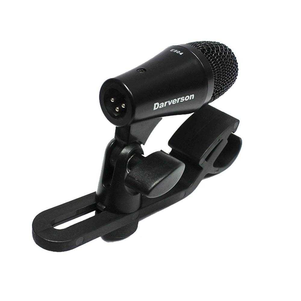 Cardioid Dynamic Tom Snare Drum Microphone Mic Percussion Fixed Holder Mount