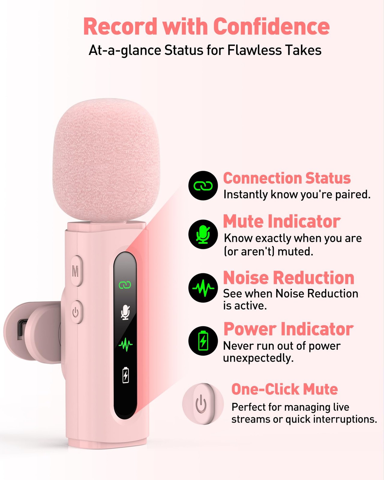 USB C Lavalier Microphone Wireless Mini Mic for TypeC Android Phone/Tablet/PC…