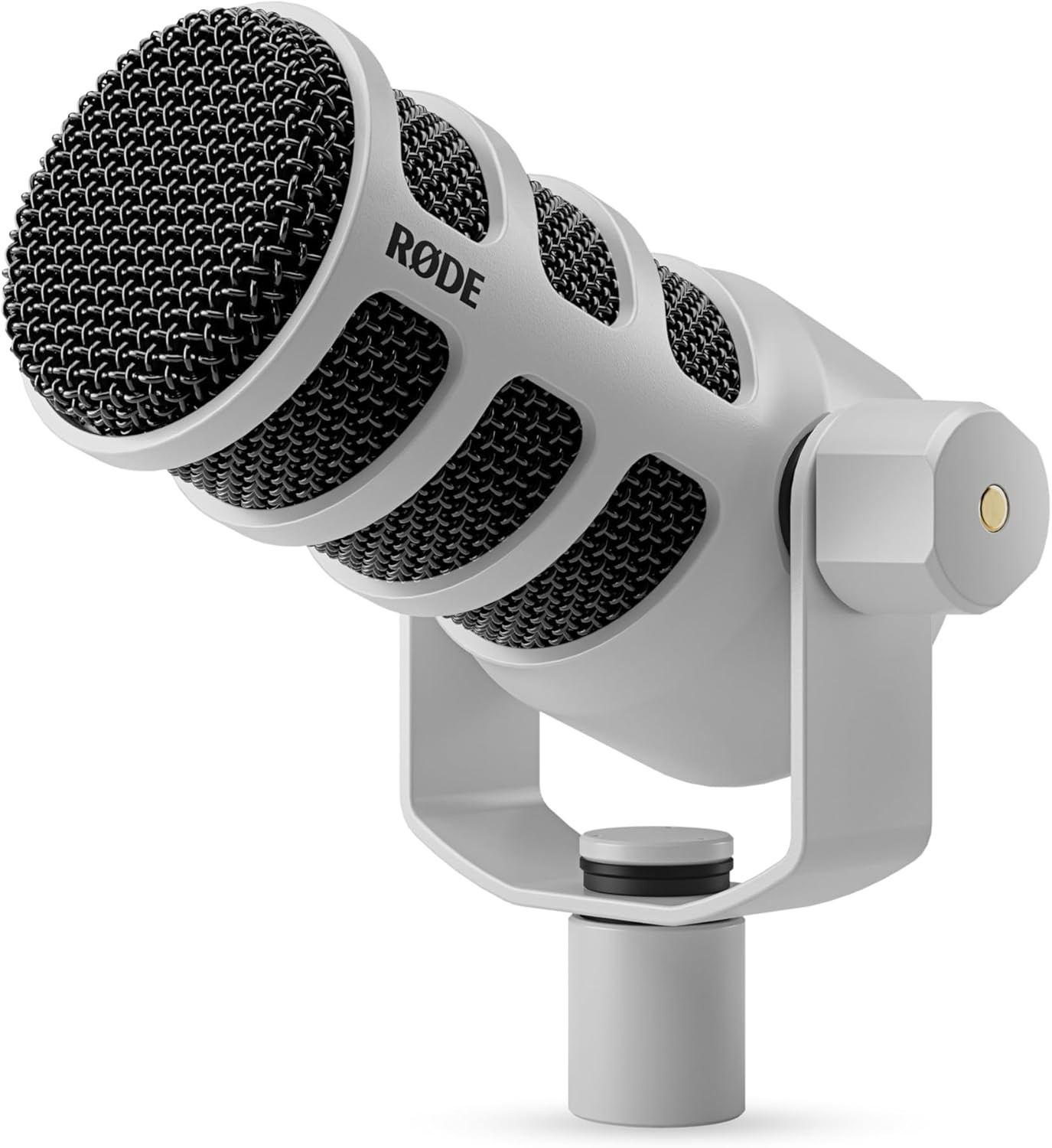 RØDE Podmic Cardioid Dynamic Broadcast Microphone – White