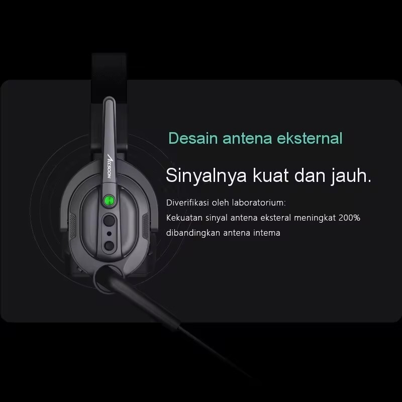 Accsoon COMO Full-Duplex Wireless Intercom System 400M Communication Headset
