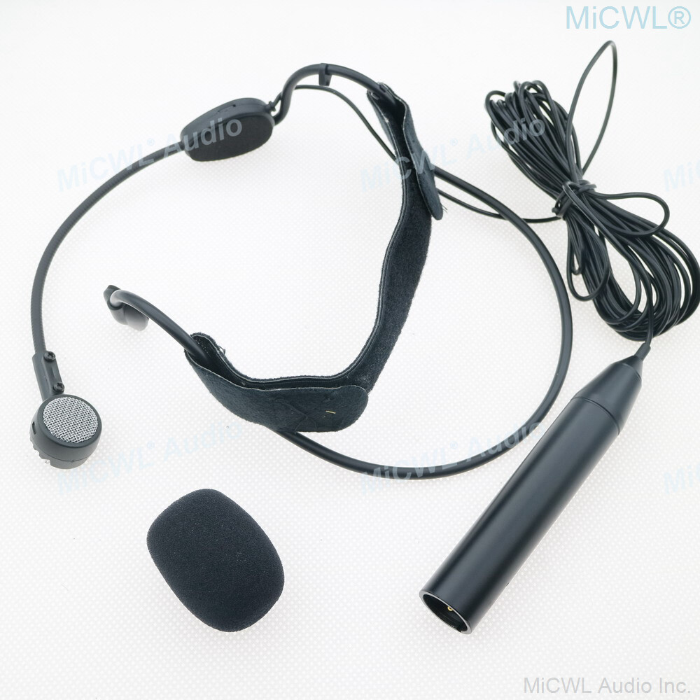 Normal 3Pin XLR Cardioid Dynamic Microphone ME3 Headset Phantom Power Mics 5m