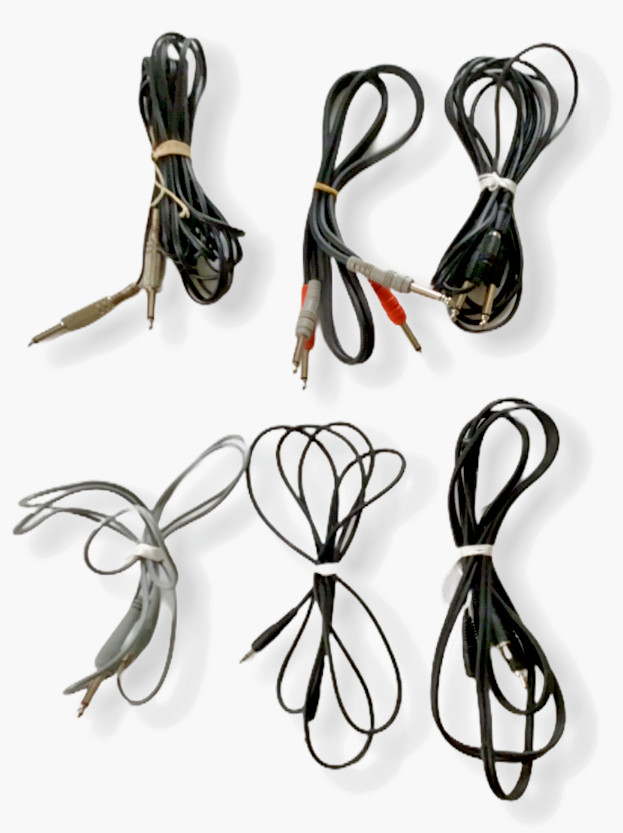 Audio Video Microphone Cable Cords Tandem Assorted Sizes Lengths 6 Male Lot
