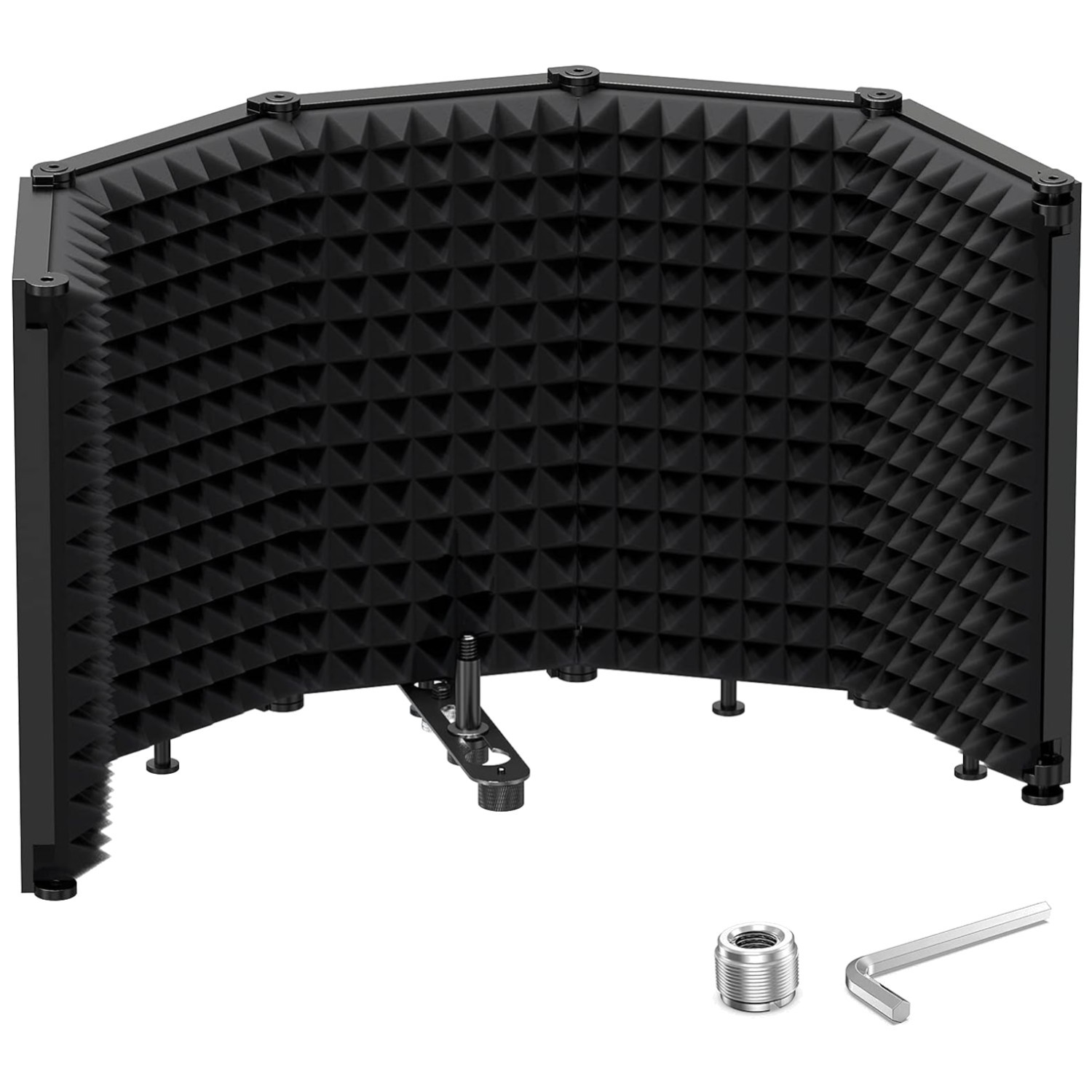 Vocal Isolation Shield for Clean Podcasts & Broadcasts
