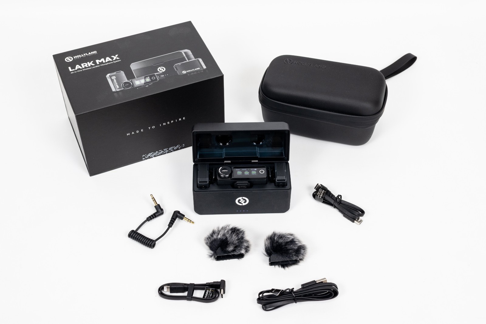 Hollyland Lark Max Duo Wireless Lavalier Microphone System