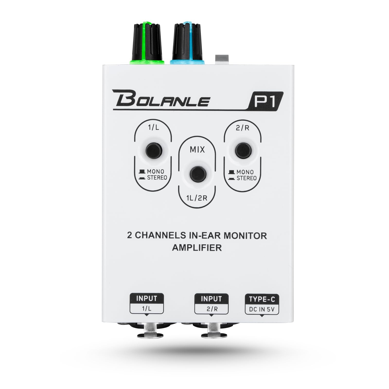 P1 Dual-Channel Portable in-Ear Monitor Amplifier, Headphone Amp with XLR & T…