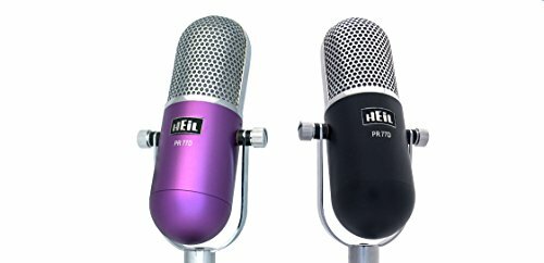 Heil Sound PR-77D Vintage Microphone (Purple) for For Studio and Podcast Record