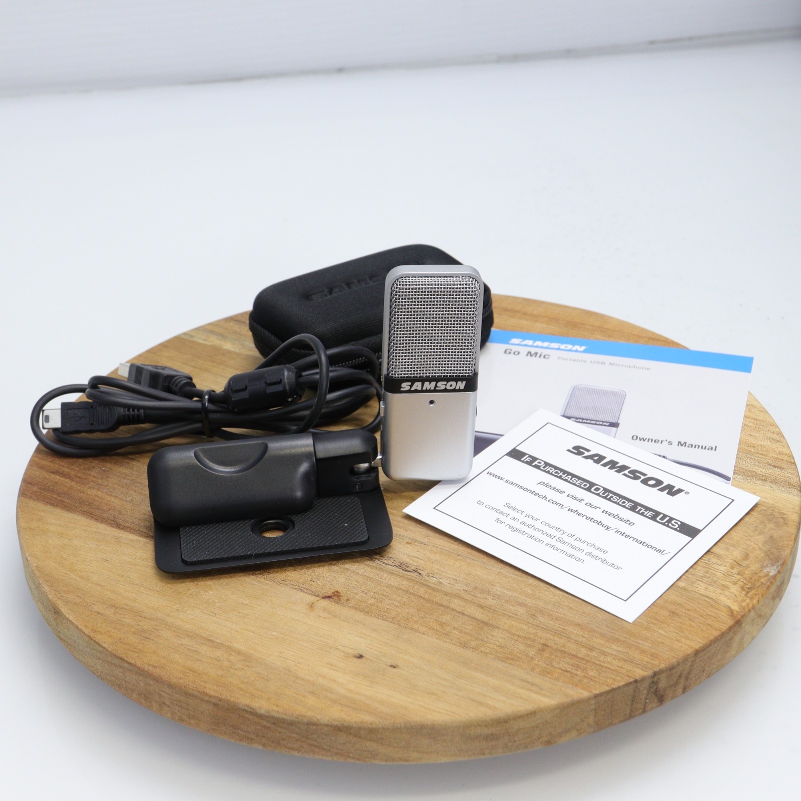 Samson Go Mic Portable USB Condenser Microphone Recording Streaming Podcast CIB