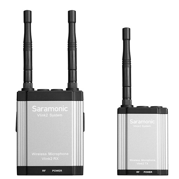 SARAMONIC Vlink2 Kit 1 Wireless 2.4GHz Lavalier Microphone System w/IFB Talkback
