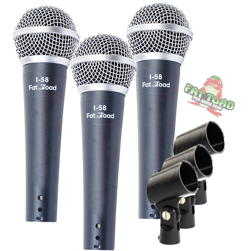 Unidirectional Vocal Microphones – DJ Singing Handheld Recording Studio Mic PACK