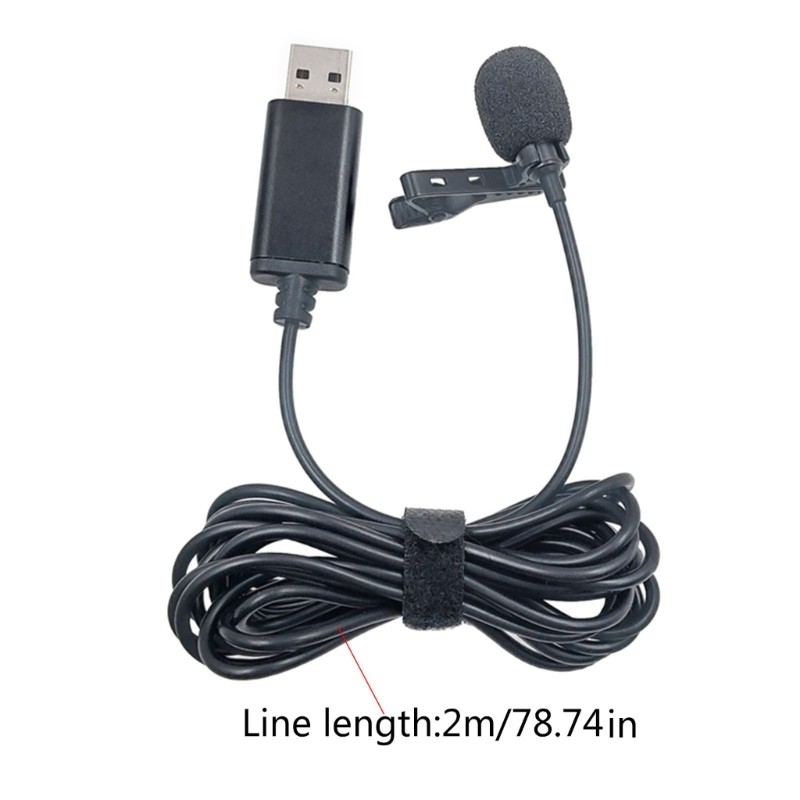 Mini USB Microphone Lapel DV Lavalier Mic Portable External Stereo Microphones