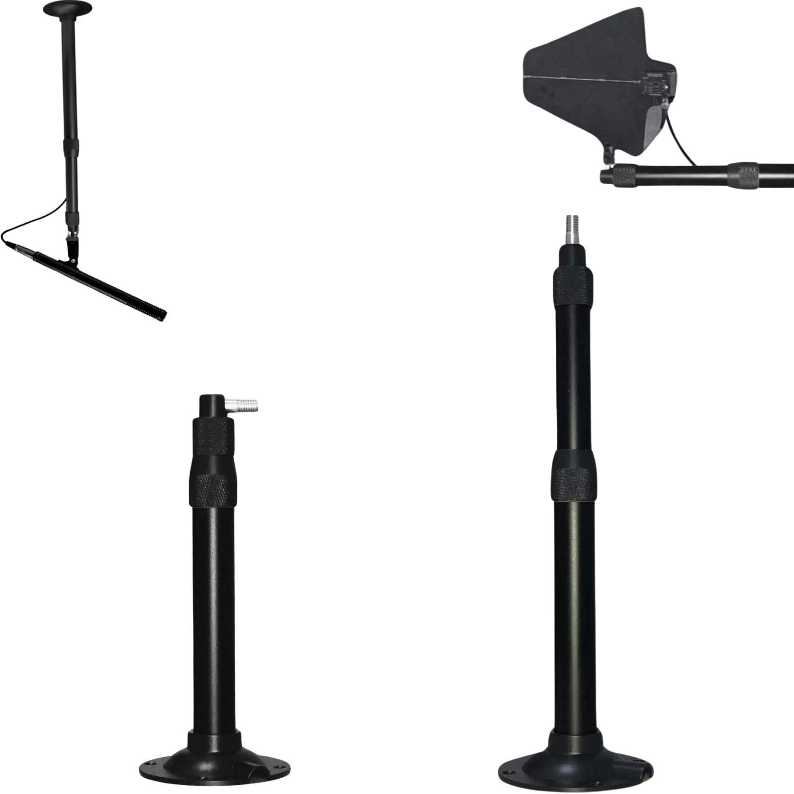 RhymKawa black small mic antenna wall mount Shure UA874