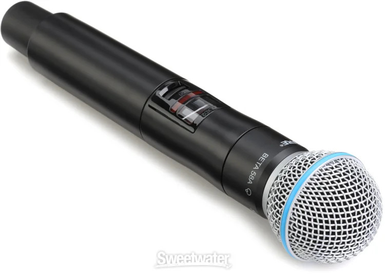 Shure QLXD2/BETA58A Wireless Handheld Microphone Transmitter – H50 Band