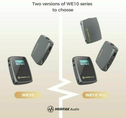 MIRFAK DUAL Channel Compact Wireless Mic system WE10 PRO