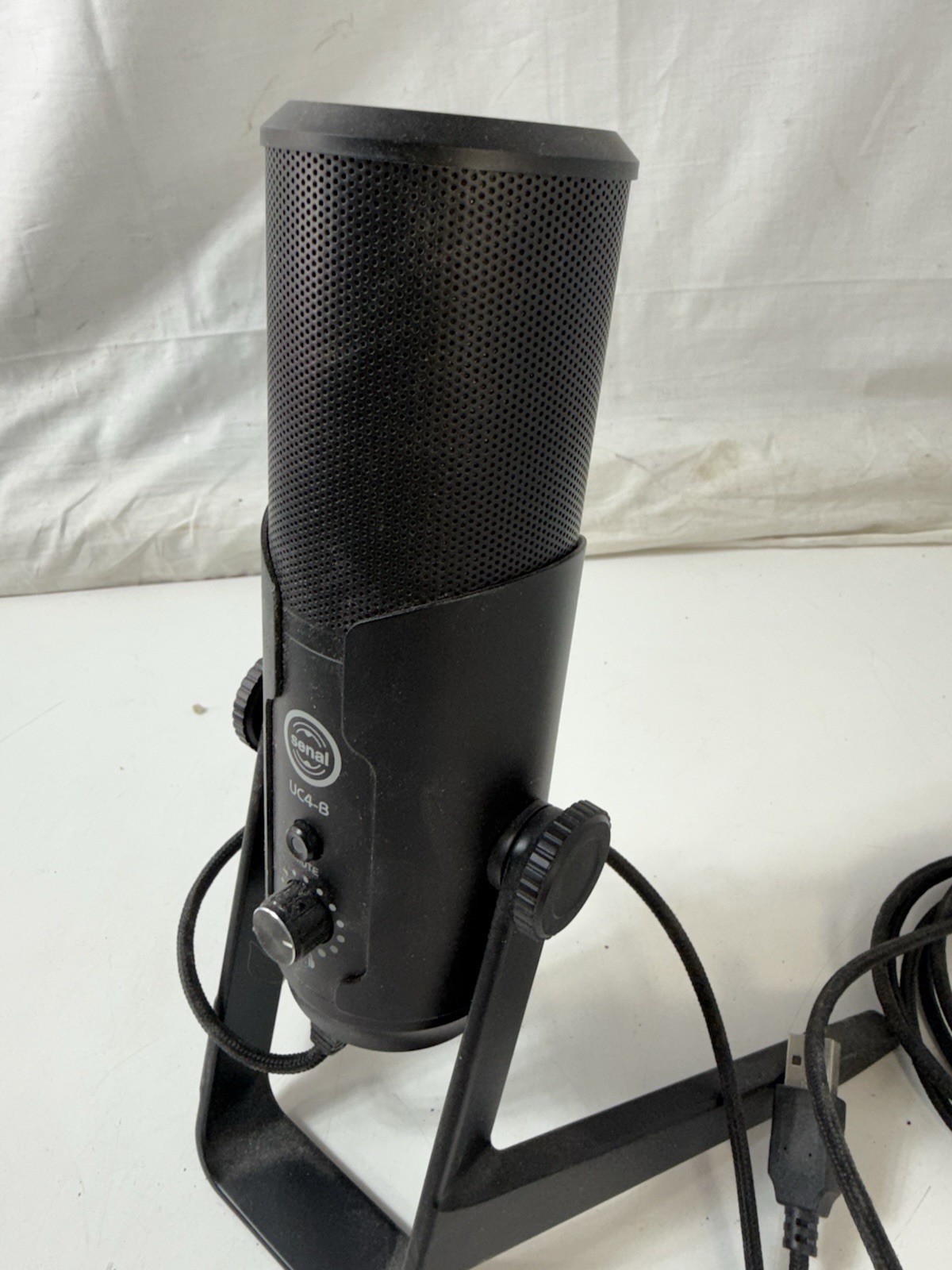 Senal UC4-B USB Multi-Pattern Condenser Microphone – 24-Bit/192kHz Stand Cable