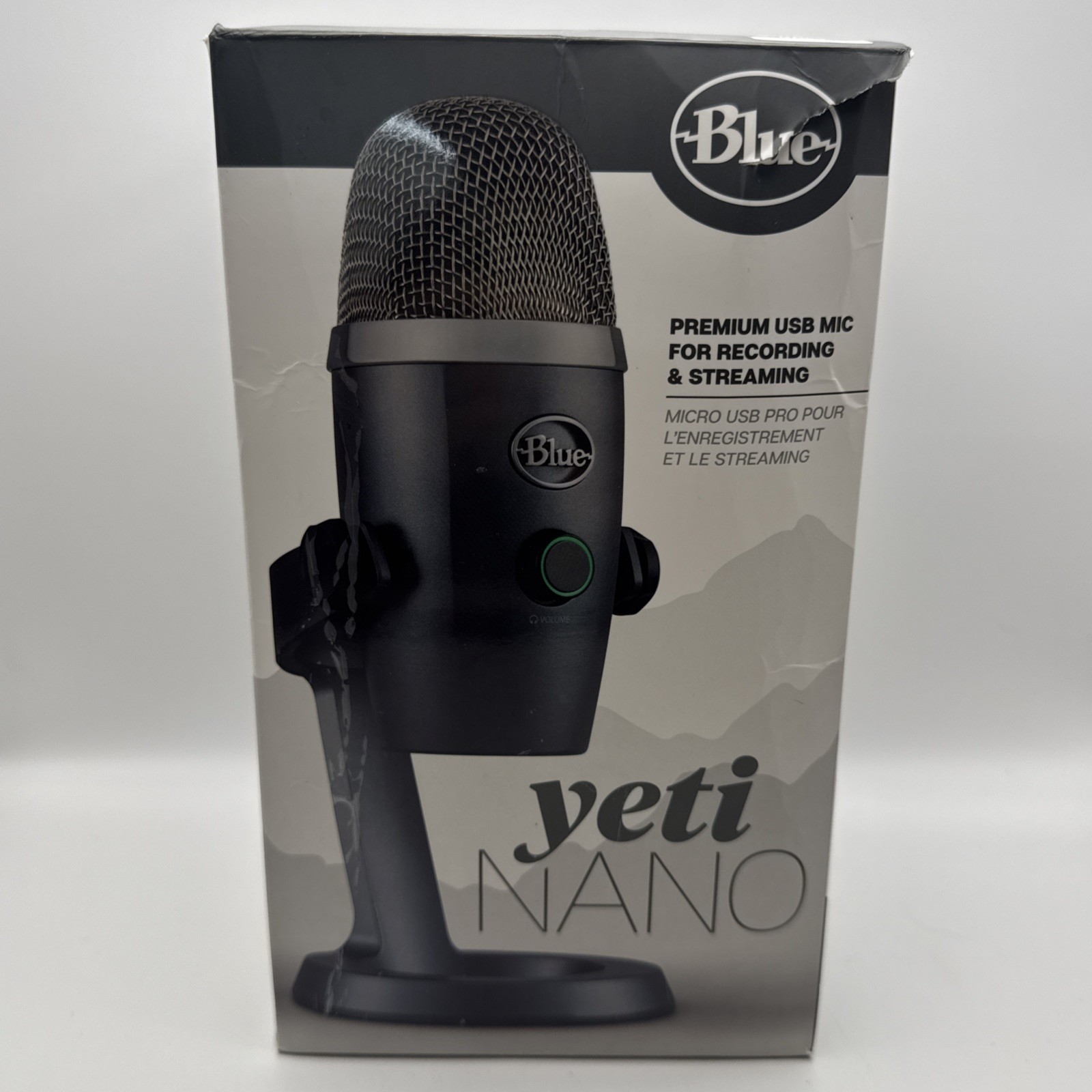 Blue Yeti Nano Premium USB Microphone Recording Streaming Grey New