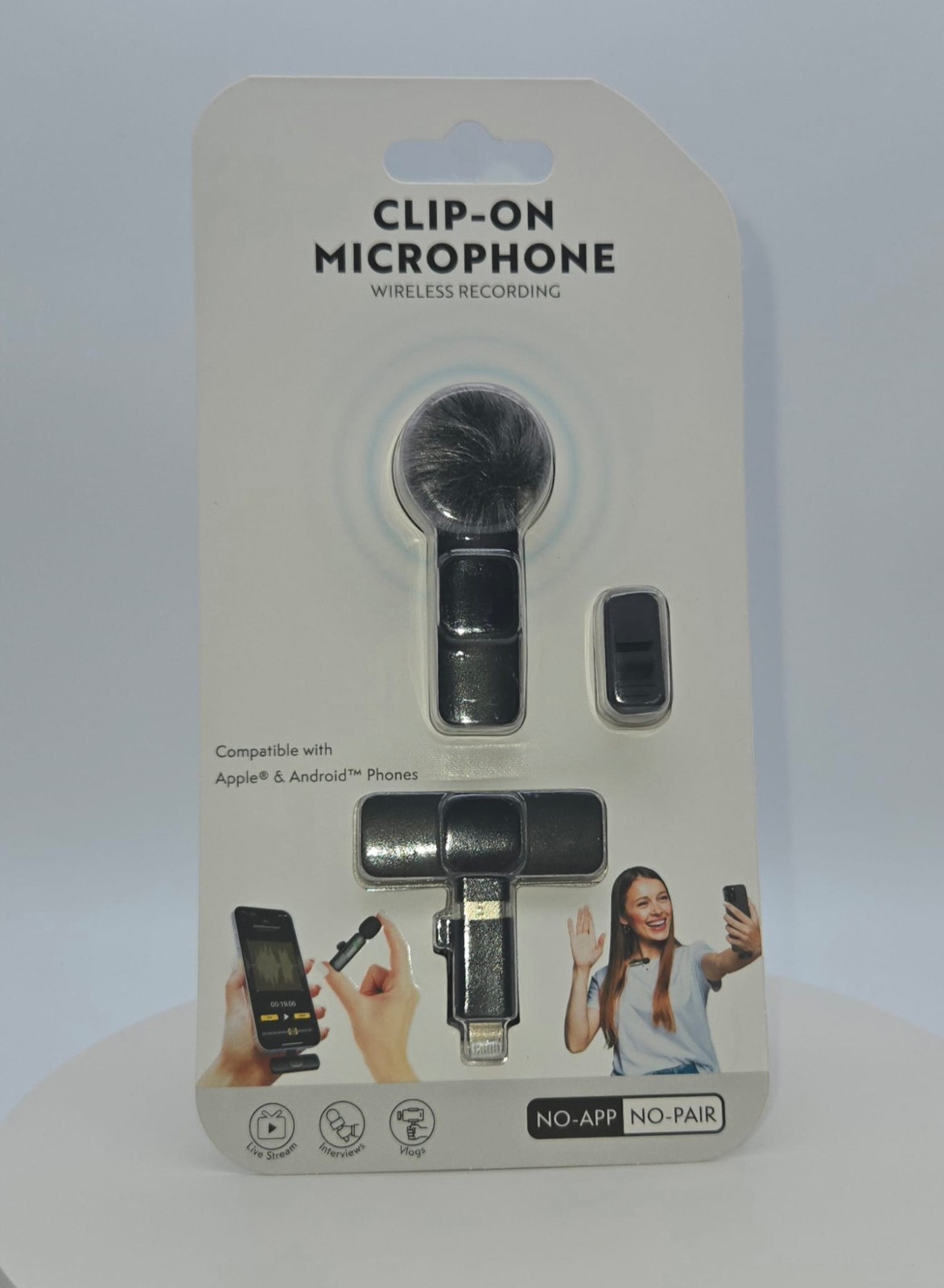 Wireless Clip On Microphone