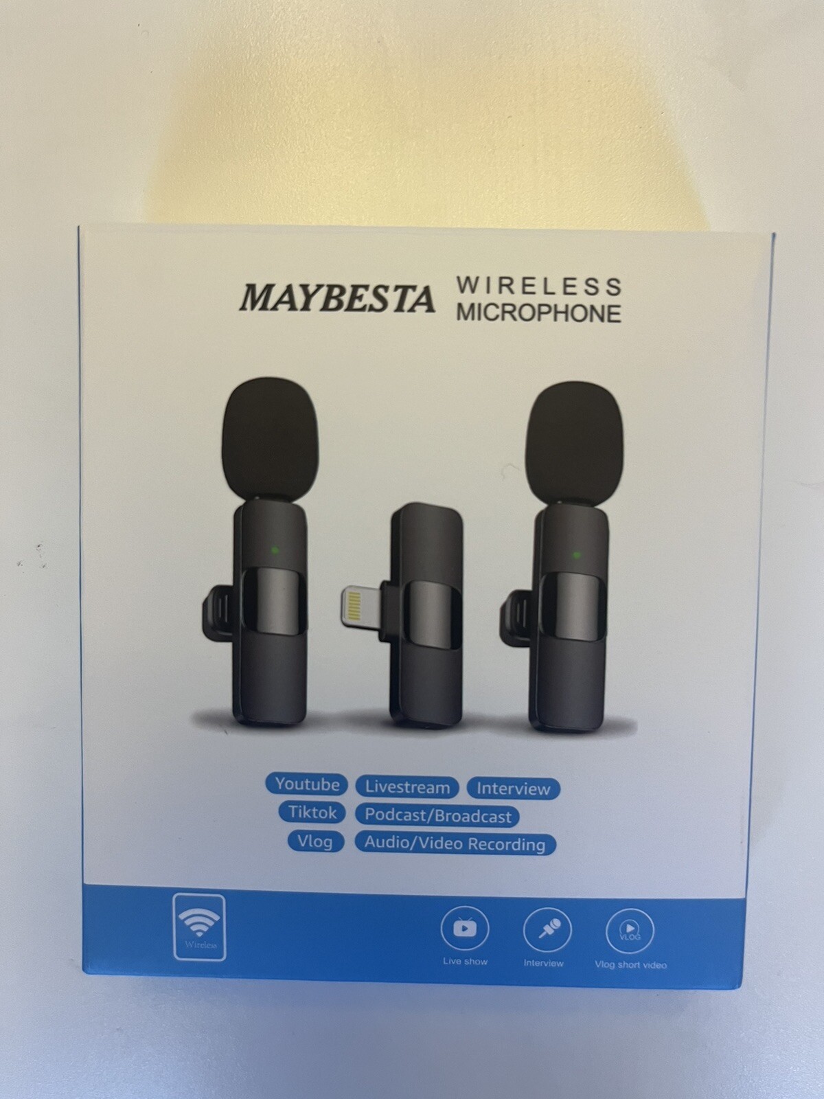 Brand New MAYBESTA Professional Wireless Lavalier Lapel Microphone for iPhone