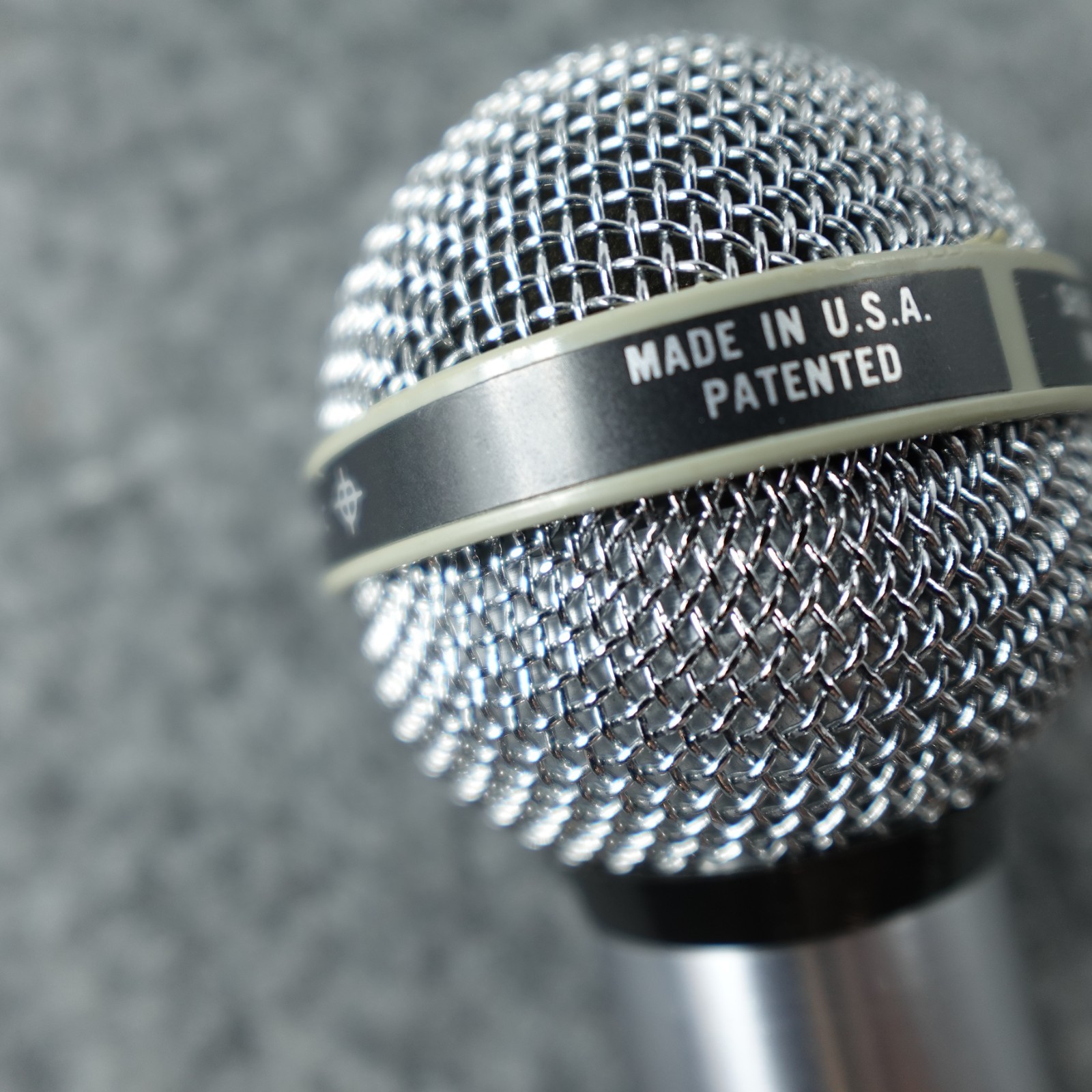 Shure Microphone PE 585 Unisphere A Dynamic W/ 18′ Cable ¼ Jack Works USA VTG🔥
