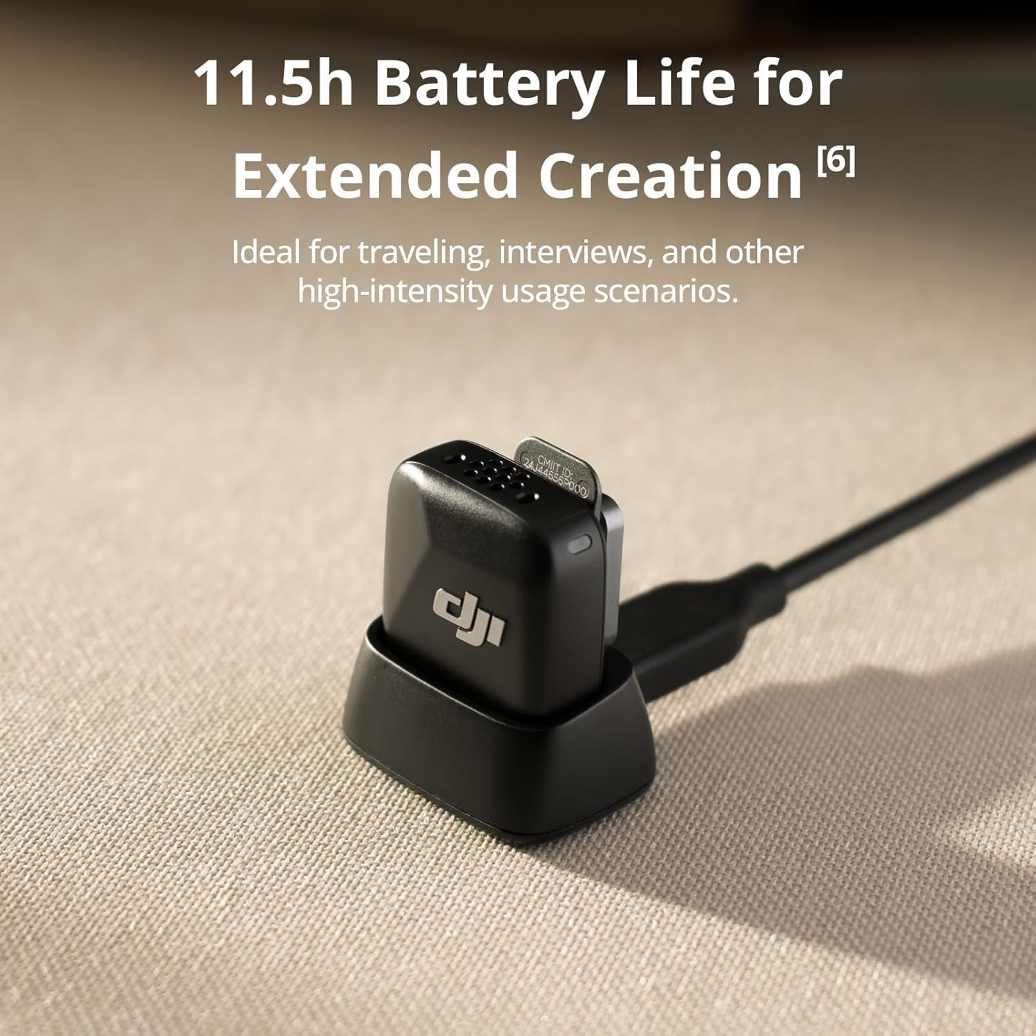 Wireless Lavalier Microphone for iPhone & Android, 300m Range, Noise Cancelling,