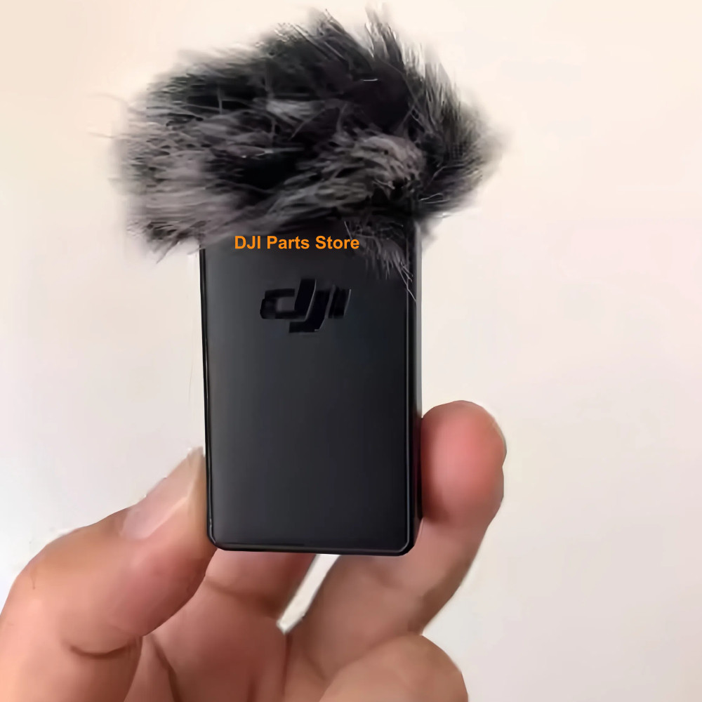 Wireless Microphone for DJI Pocket 2: 2.4GHz Transmitter & Windscreen Included