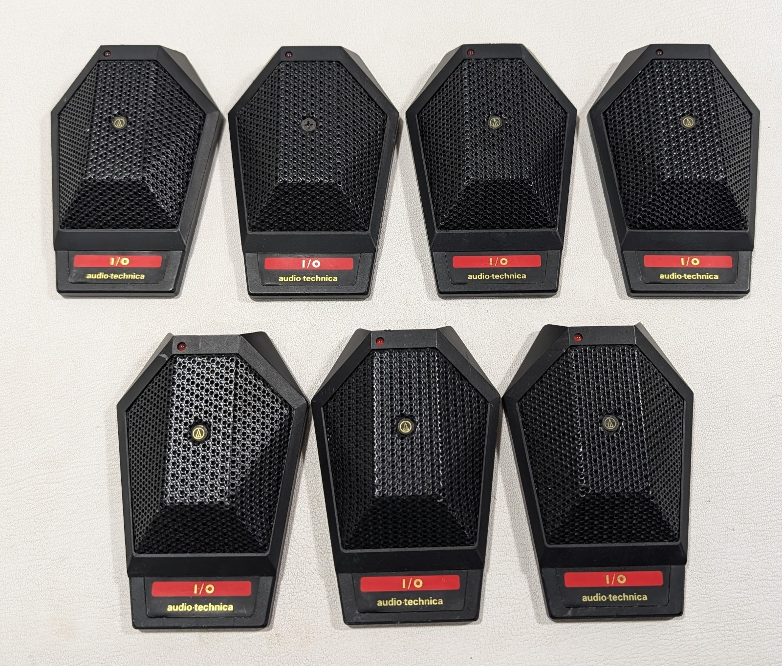 Lot Of 7 Audio-Technica Vtel AT891R-5 Unidirectional Condenser Boundary Mic’s