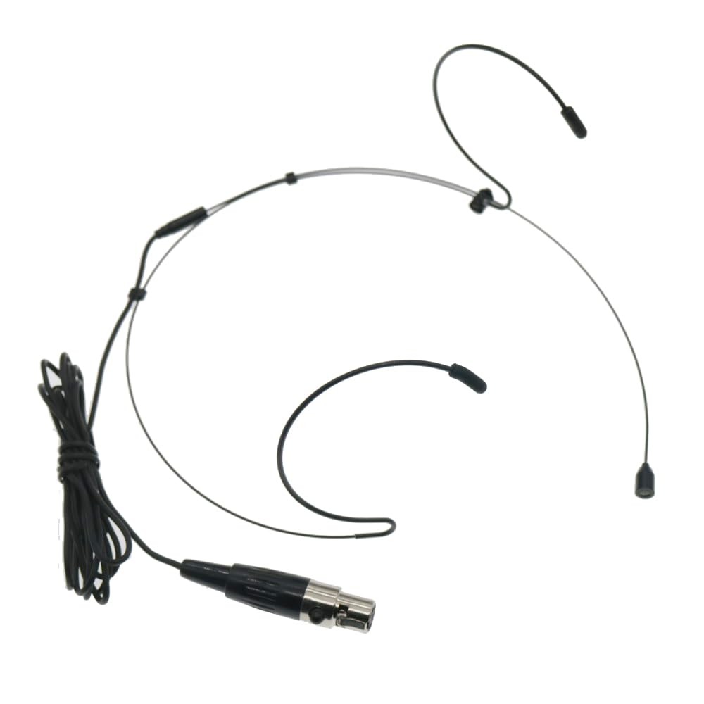 DH40 Omni-Directional Double Eer Hook Headset Microphone TA4F 4Pin XLR Mini f…